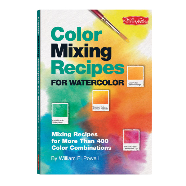 Walter Foster Color Mixing Recipes Akvarell Global Hobby og Kunst