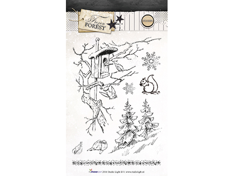 Studiolight Stempelsett A6 – Frozen Forest 148 – Global Hobby og Kunst